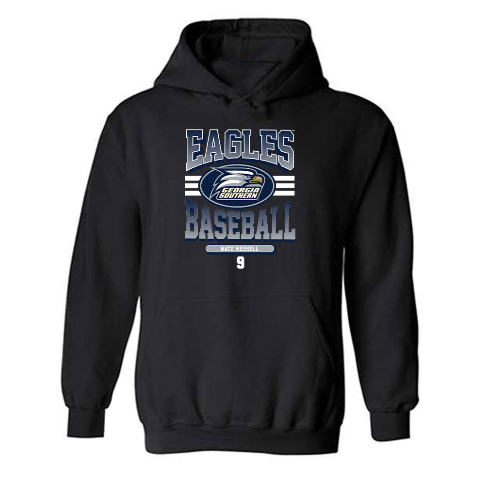 Georgia Southern - NCAA Baseball : Nate Russell - Classic Fashion Shersey Hooded Sweatshirt-0