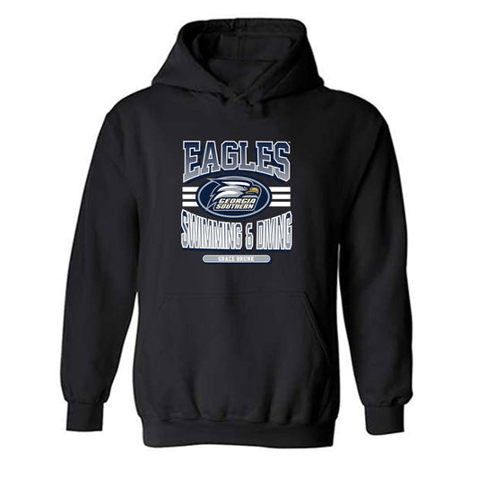 Georgia Southern - NCAA Women's Swimming & Diving : Grace Brunk - Classic Fashion Shersey Hooded Sweatshirt-0