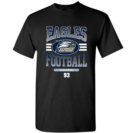 Georgia Southern - NCAA Football : Gaines Wood - Classic Fashion Shersey T-Shirt-0