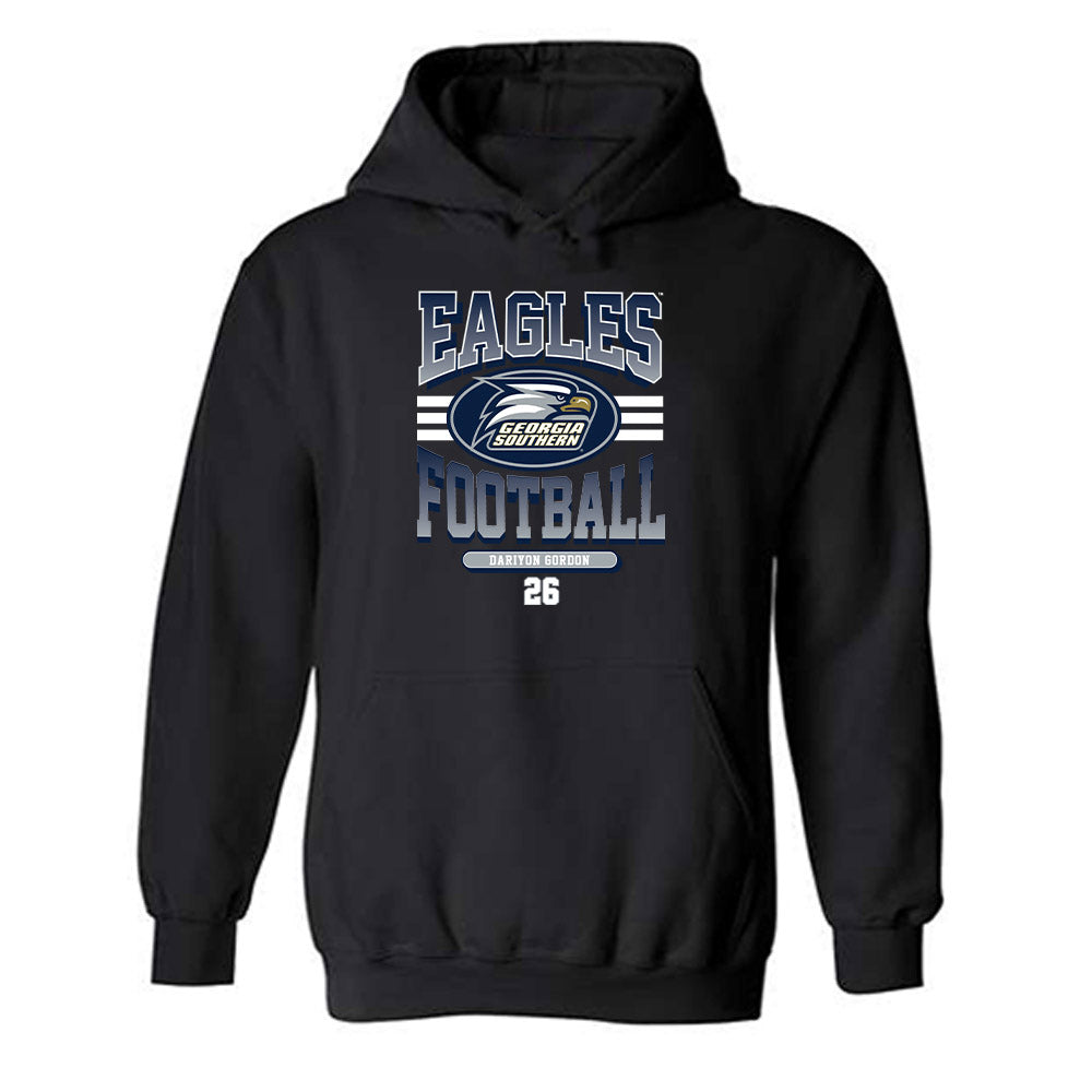 Georgia Southern - NCAA Football : Dariyon Gordon - Classic Fashion Shersey Hooded Sweatshirt-0
