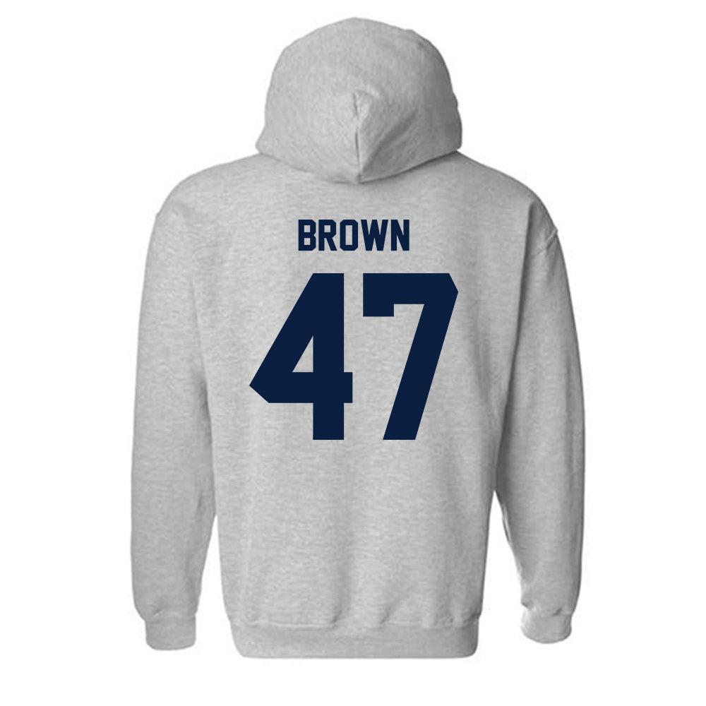 Georgia Southern - NCAA Football : Xavier Brown - Classic Fashion Shersey Hooded Sweatshirt-1