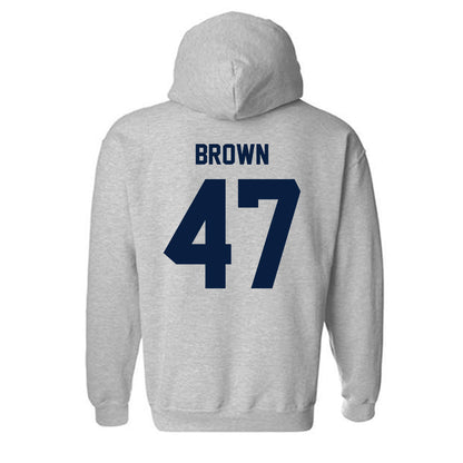 Georgia Southern - NCAA Football : Xavier Brown - Classic Fashion Shersey Hooded Sweatshirt-1