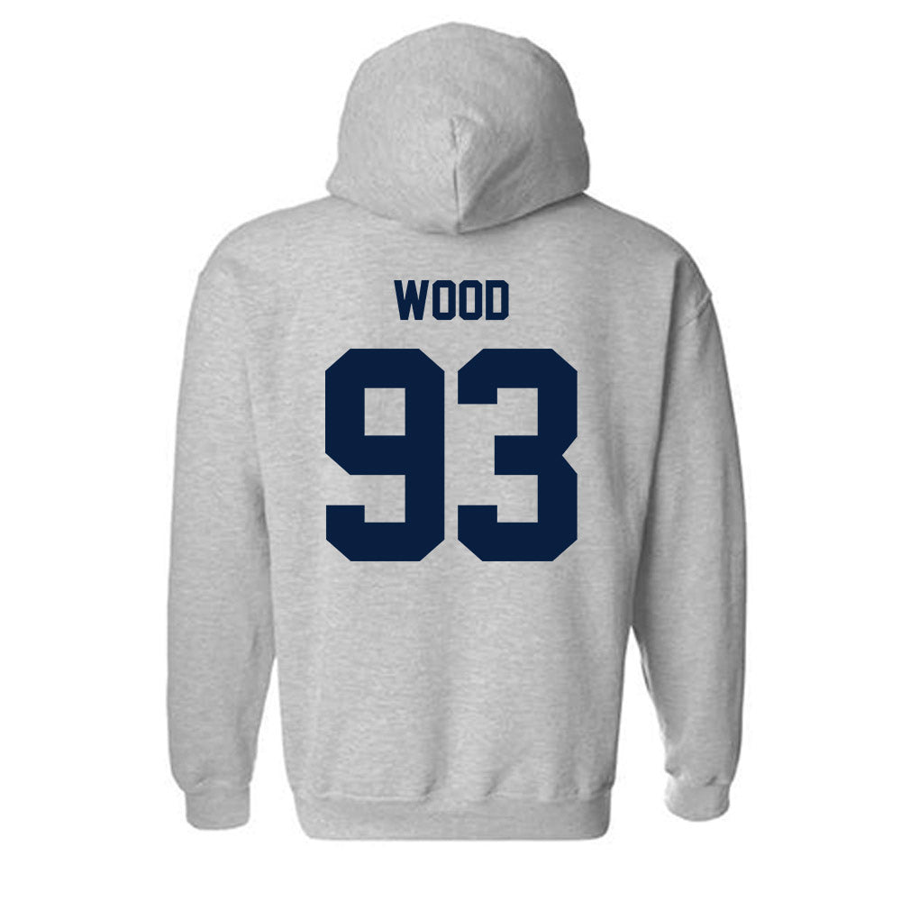 Georgia Southern - NCAA Football : Gaines Wood - Classic Fashion Shersey Hooded Sweatshirt-1