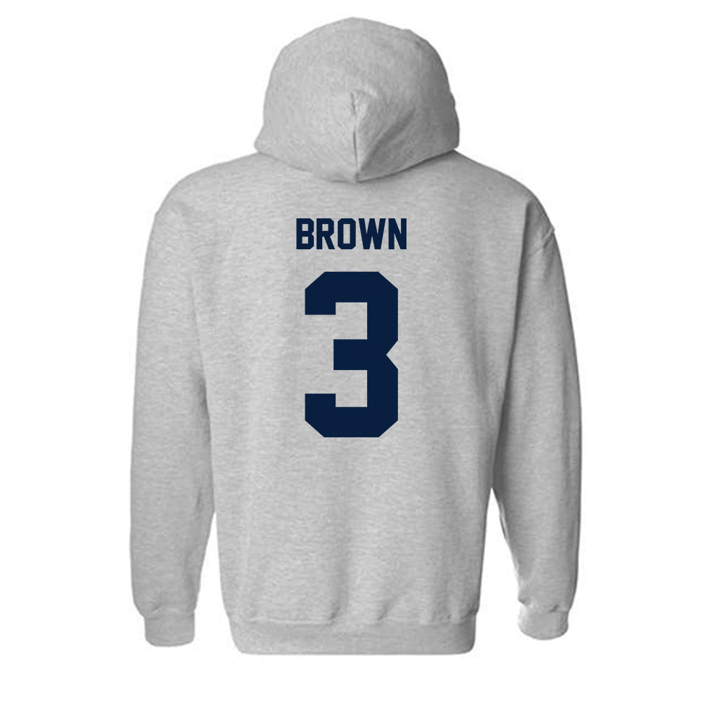 Georgia Southern - NCAA Women's Basketball : Nevaeh Brown - Classic Fashion Shersey Hooded Sweatshirt-1