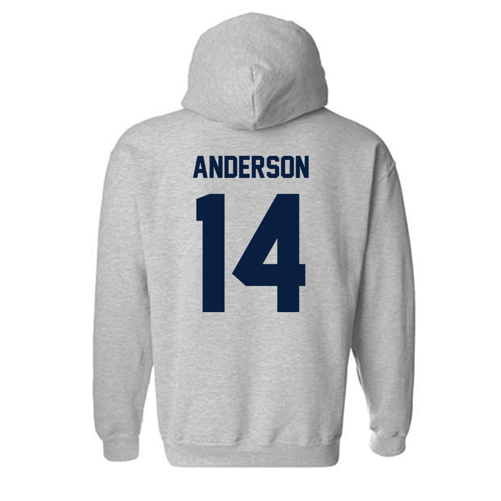 Georgia Southern - NCAA Women's Basketball : Kiara Anderson - Classic Fashion Shersey Hooded Sweatshirt-1