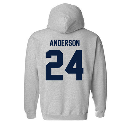 Georgia Southern - NCAA Women's Basketball : Kishyah Anderson - Classic Fashion Shersey Hooded Sweatshirt-1