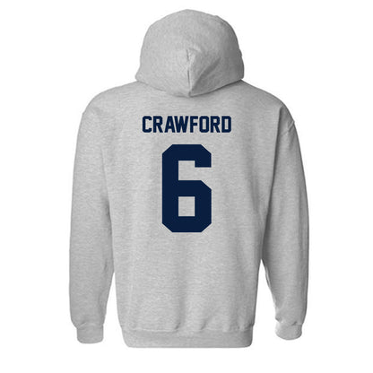 Georgia Southern - NCAA Men's Basketball : Jayden Crawford - Classic Fashion Shersey Hooded Sweatshirt-1