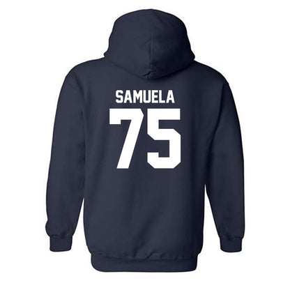 Georgia Southern - NCAA Football : Kingtriton Samuela - Classic Shersey Hooded Sweatshirt-1