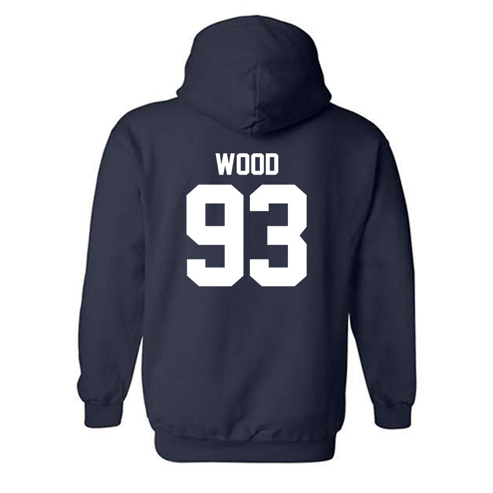 Georgia Southern - NCAA Football : Gaines Wood - Classic Shersey Hooded Sweatshirt-1