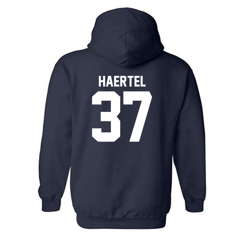 Georgia Southern - NCAA Football : Max Haertel - Classic Shersey Hooded Sweatshirt-1