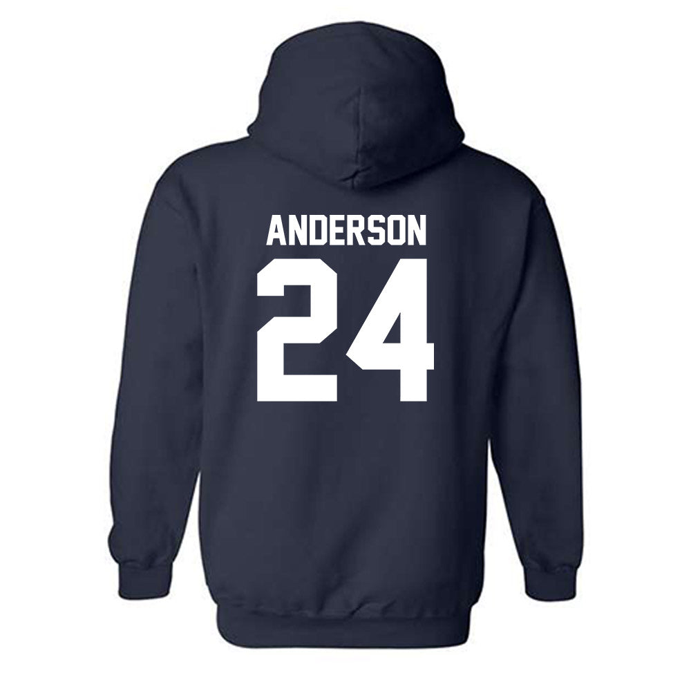 Georgia Southern - NCAA Women's Basketball : Kishyah Anderson - Classic Shersey Hooded Sweatshirt-1