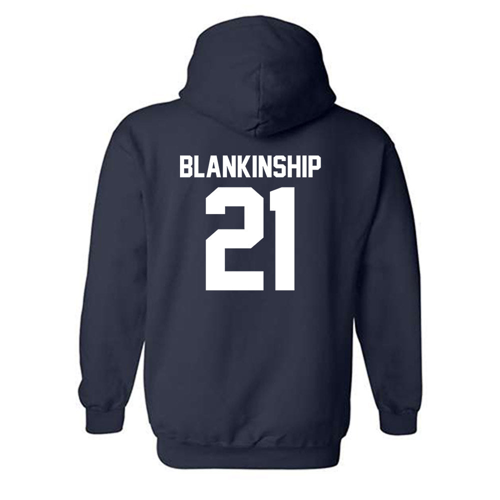 Georgia Southern - NCAA Baseball : Carter Blankinship - Classic Shersey Hooded Sweatshirt-1