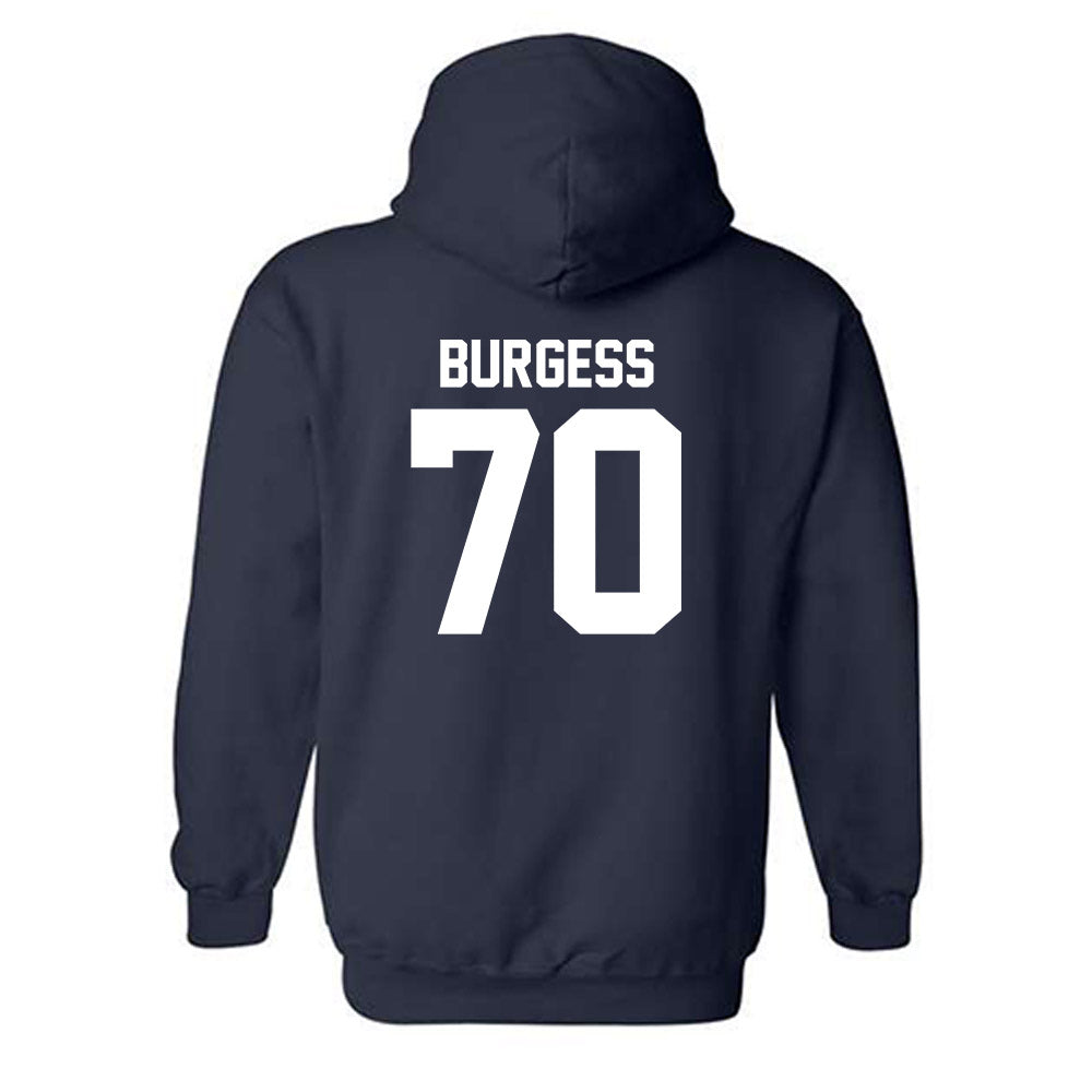 Georgia Southern - NCAA Football : Jalen Burgess - Classic Shersey Hooded Sweatshirt-1