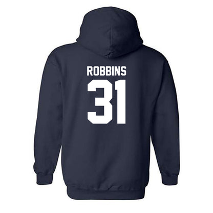 Georgia Southern - NCAA Baseball : Will Robbins - Classic Shersey Hooded Sweatshirt-1