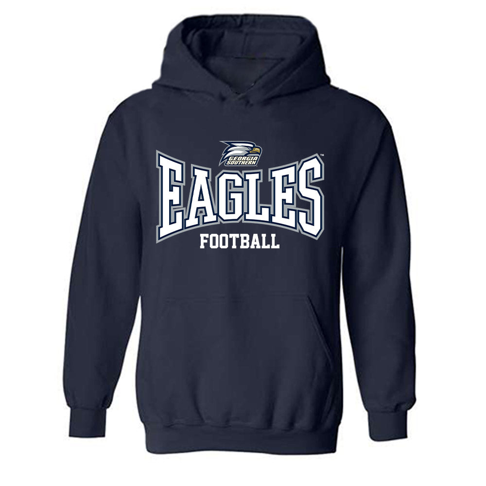 Georgia Southern - NCAA Football : Gaines Wood - Classic Shersey Hooded Sweatshirt-0