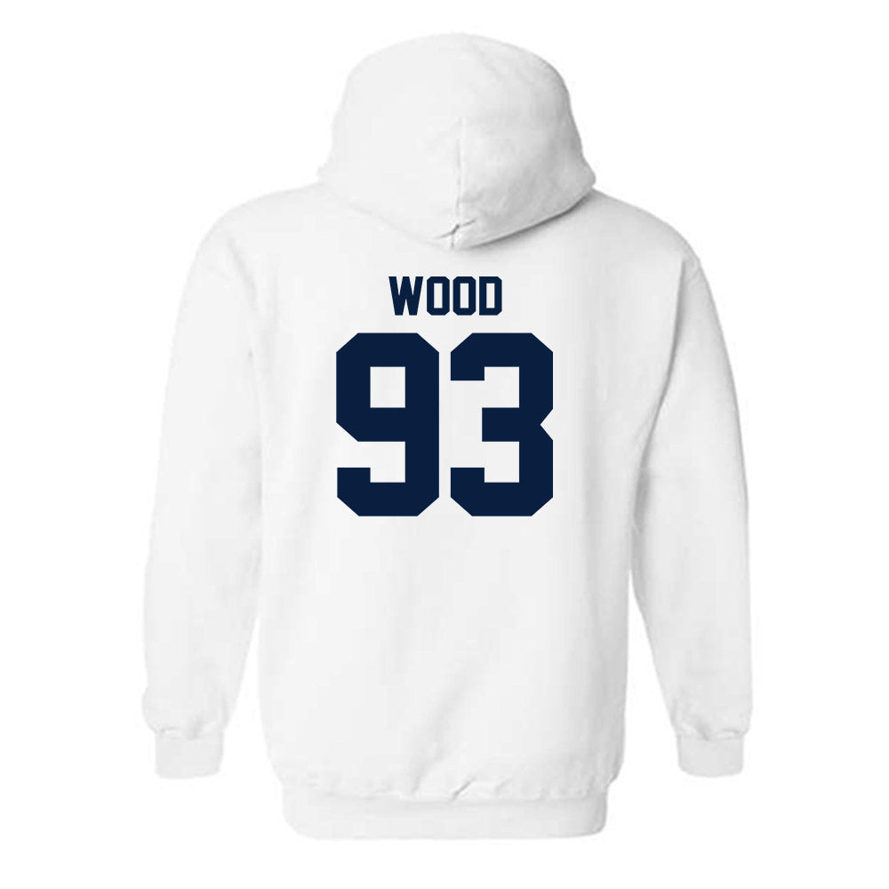 Georgia Southern - NCAA Football : Gaines Wood - Classic Shersey Hooded Sweatshirt-1