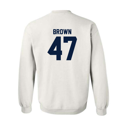 Georgia Southern - NCAA Football : Xavier Brown - Classic Shersey Crewneck Sweatshirt-1
