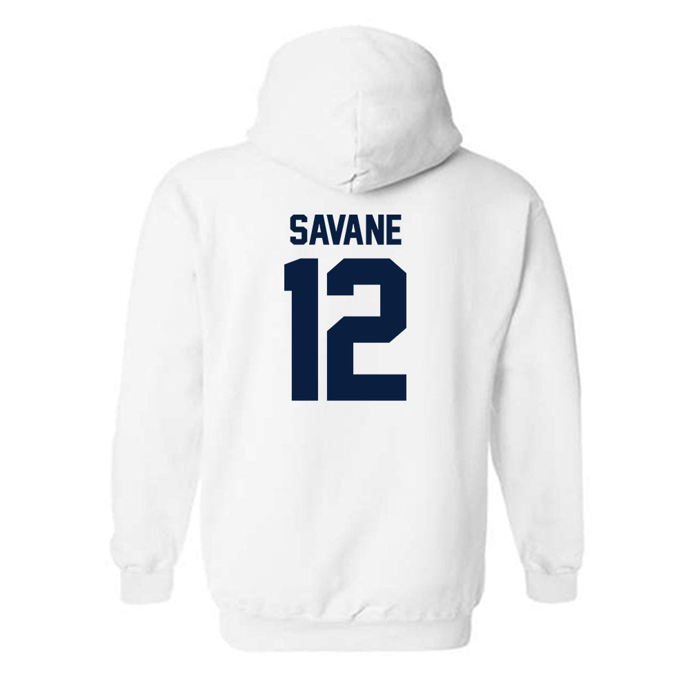 Georgia Southern - NCAA Men's Basketball : Elidjah Savane - Classic Shersey Hooded Sweatshirt-1