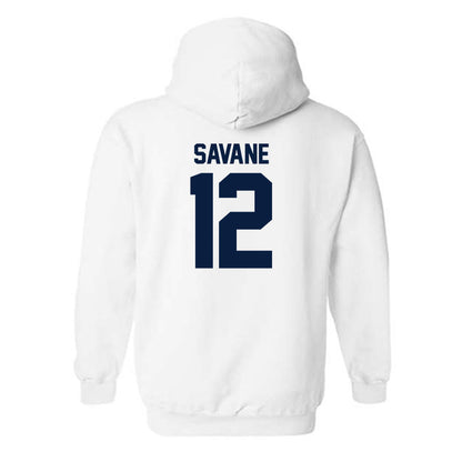 Georgia Southern - NCAA Men's Basketball : Elidjah Savane - Classic Shersey Hooded Sweatshirt-1