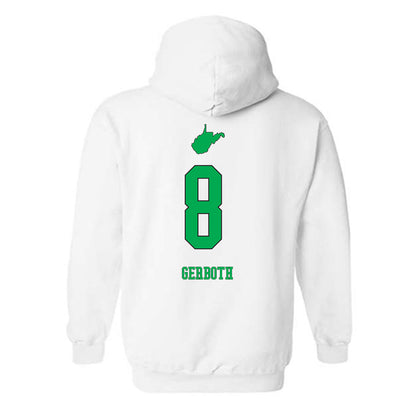 Marshall - NCAA Women's Volleyball : Maci Gerboth - Generic Shersey Hooded Sweatshirt-1