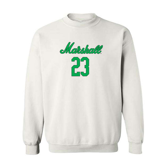 Marshall - NCAA Women's Volleyball : Kahealani Carvalho - Generic Shersey Crewneck Sweatshirt-0