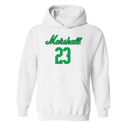 Marshall - NCAA Women's Volleyball : Kahealani Carvalho - Generic Shersey Hooded Sweatshirt-0