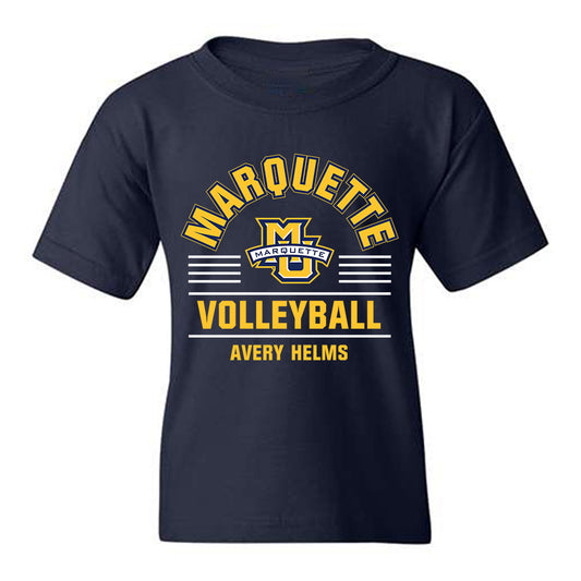 Marquette - NCAA Women's Volleyball : Avery Helms - Classic Fashion Shersey Youth T-Shirt-0