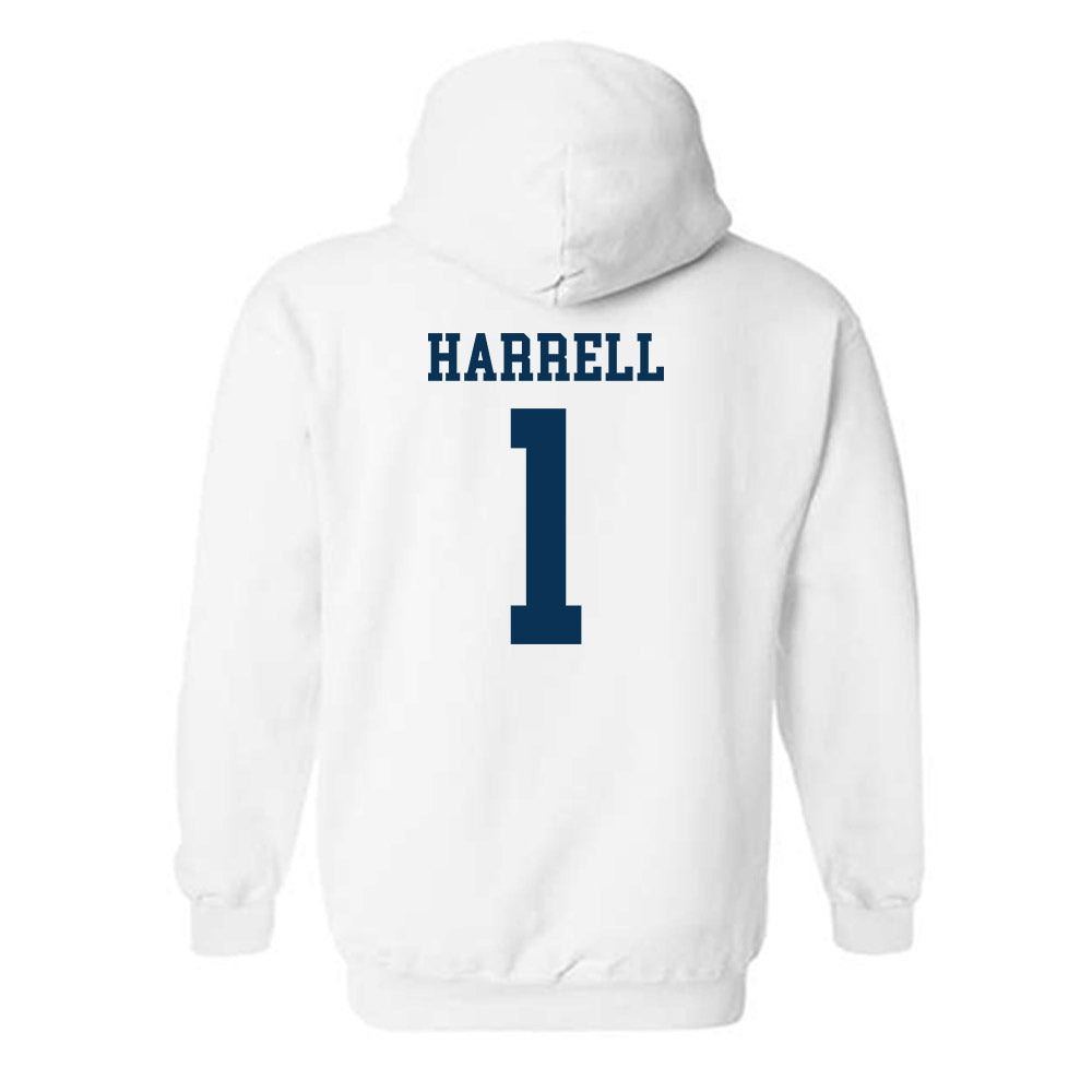 Old Dominion - NCAA Football : JJ Harrell - Classic Shersey Hooded Sweatshirt-1