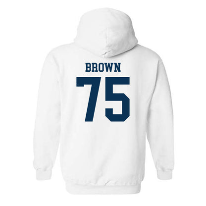 Old Dominion - NCAA Football : Demorrsion Brown - Classic Shersey Hooded Sweatshirt-1