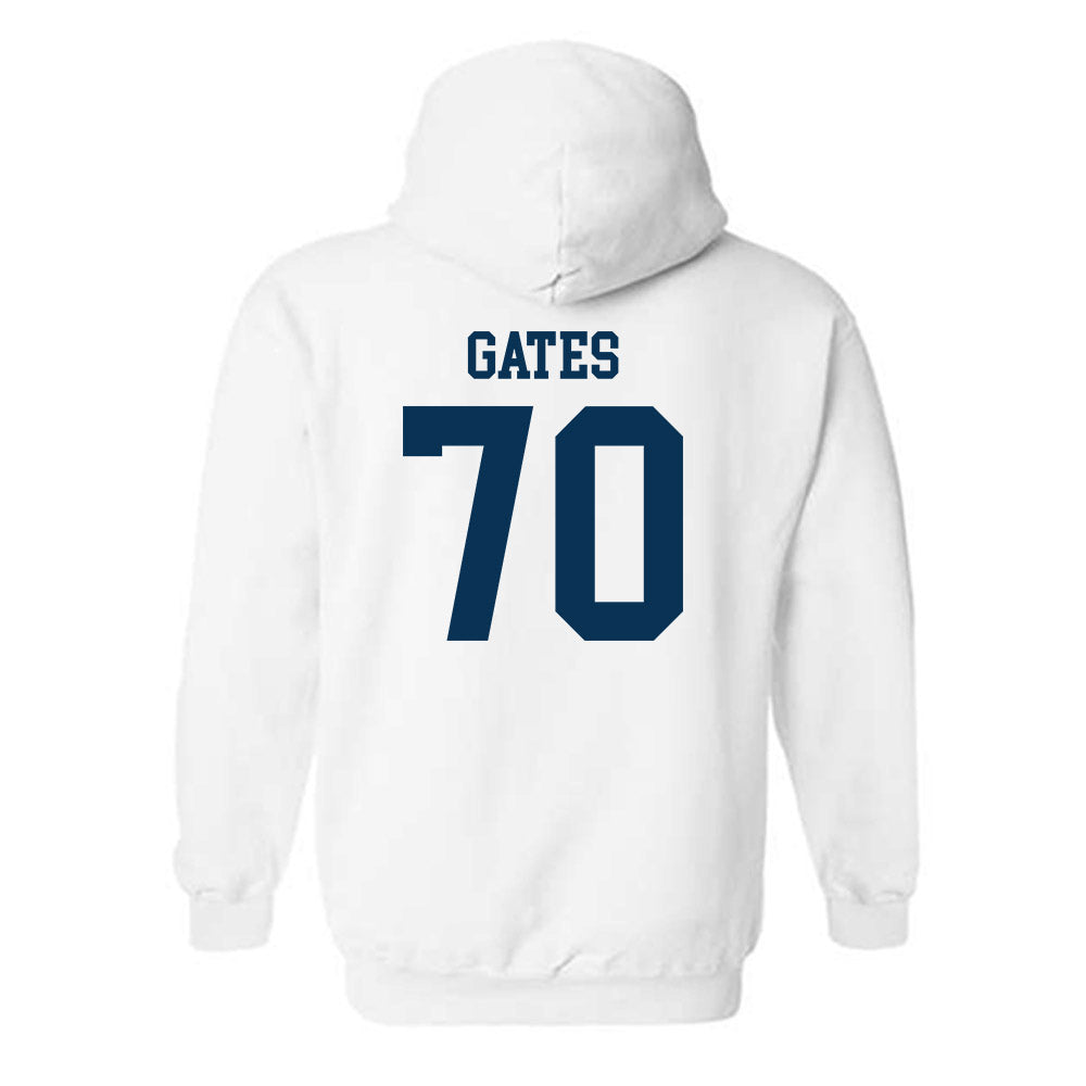 Old Dominion - NCAA Football : Khi']Len Gates - Classic Shersey Hooded Sweatshirt-1