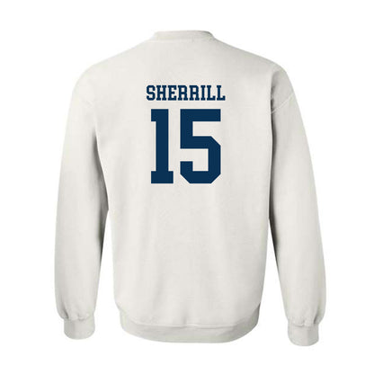 Old Dominion - NCAA Football : Jehahj Sherrill - Classic Shersey Crewneck Sweatshirt-1