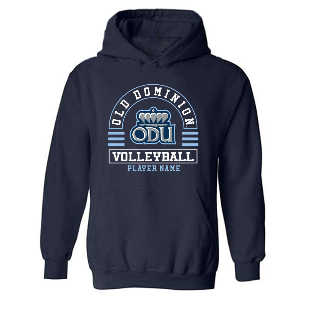 Old Dominion - NCAA Women's Volleyball : Ashlyn Gent - Classic Fashion Shersey Hooded Sweatshirt-0