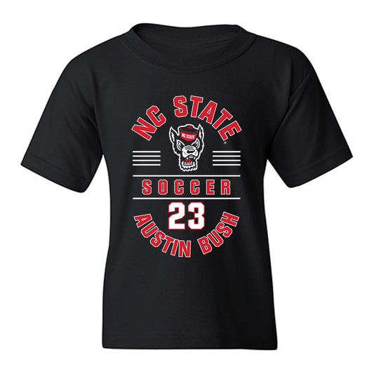 NC State - NCAA Men's Soccer : Austin Bush - Classic Fashion Shersey Youth T-Shirt-0