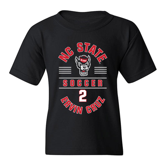 NC State - NCAA Men's Soccer : Ervin Cruz - Classic Fashion Shersey Youth T-Shirt-0