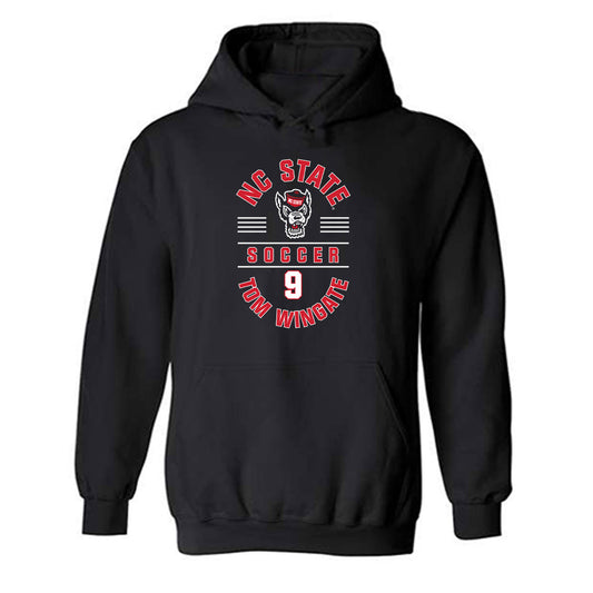 NC State - NCAA Men's Soccer : Tom Wingate - Classic Fashion Shersey Hooded Sweatshirt-0