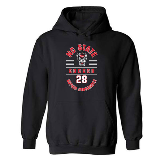 NC State - NCAA Women's Soccer : Sophia Hernandez - Classic Fashion Shersey Hooded Sweatshirt-0