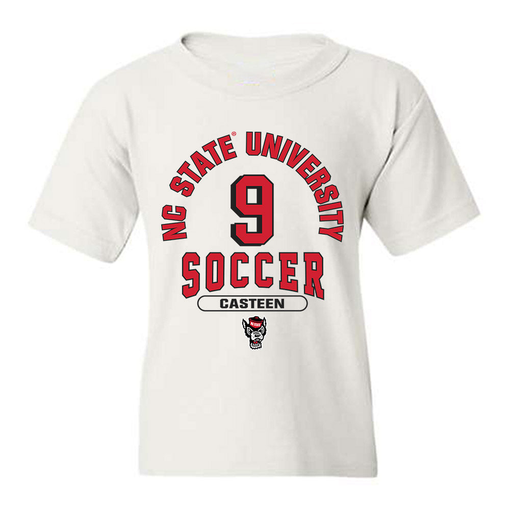 NC State - NCAA Women's Soccer : Madison Casteen - Classic Shersey Youth T-Shirt-0