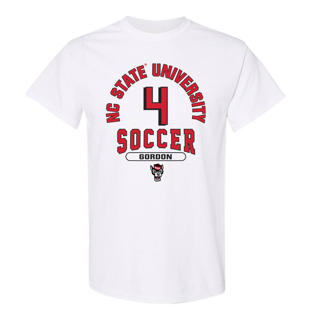 NC State - NCAA Men's Soccer : Joshua Gordon - Classic Shersey T-Shirt-0