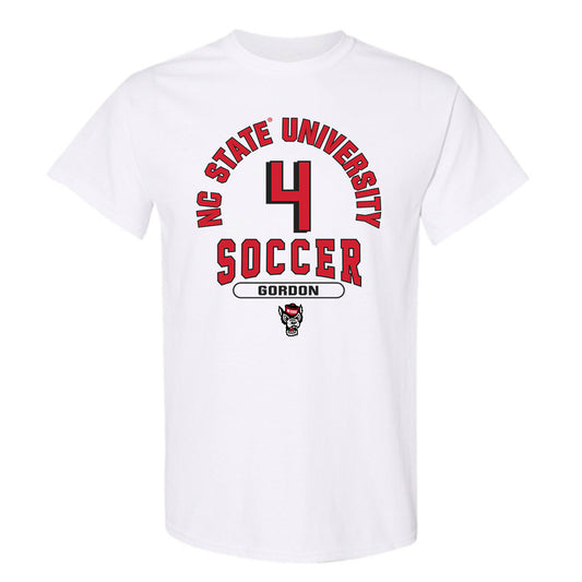 NC State - NCAA Men's Soccer : Joshua Gordon - Classic Shersey T-Shirt-0