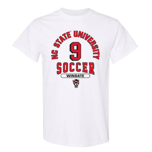 NC State - NCAA Men's Soccer : Tom Wingate - Classic Shersey T-Shirt-0