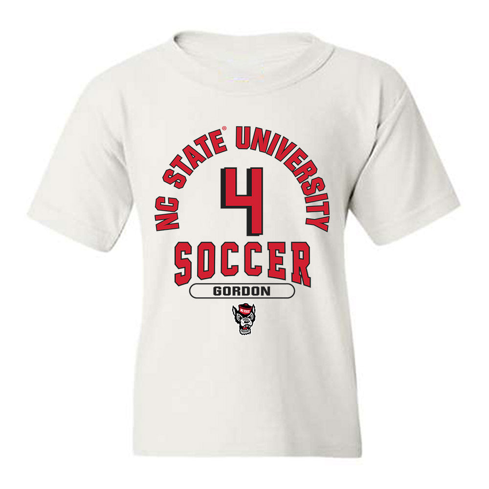 NC State - NCAA Men's Soccer : Joshua Gordon - Classic Shersey Youth T-Shirt-0