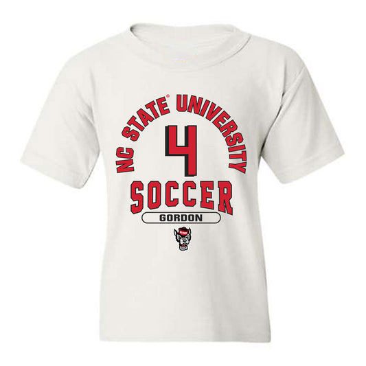 NC State - NCAA Men's Soccer : Joshua Gordon - Classic Shersey Youth T-Shirt-0