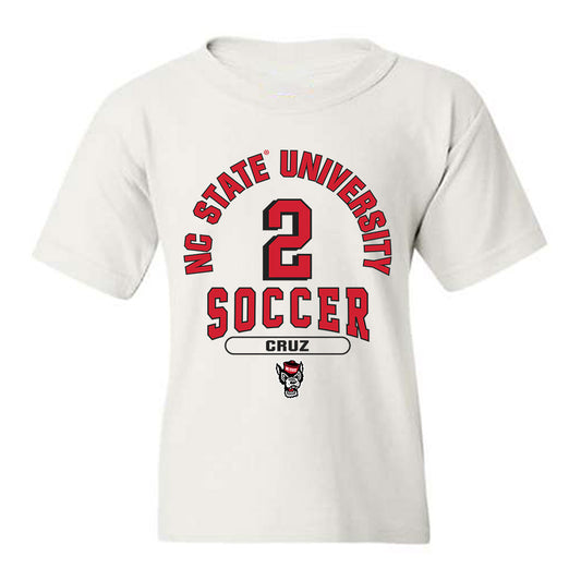 NC State - NCAA Men's Soccer : Ervin Cruz - Classic Shersey Youth T-Shirt-0