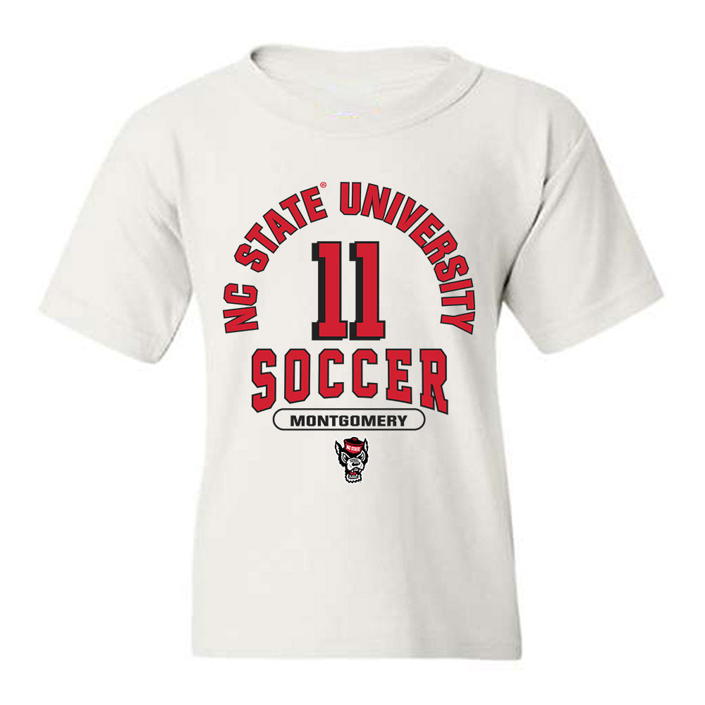 NC State - NCAA Women's Soccer : Carly Montgomery - Classic Shersey Youth T-Shirt-0