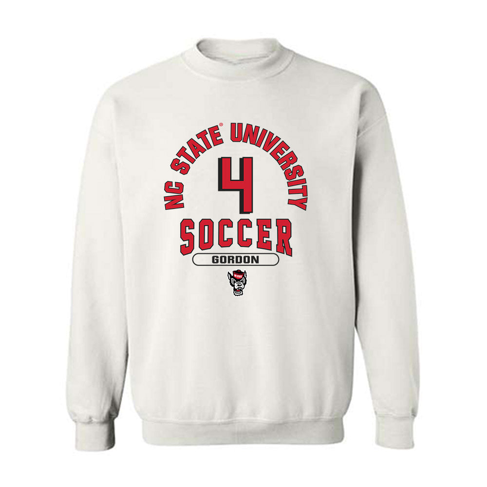 NC State - NCAA Men's Soccer : Joshua Gordon - Classic Shersey Crewneck Sweatshirt-0