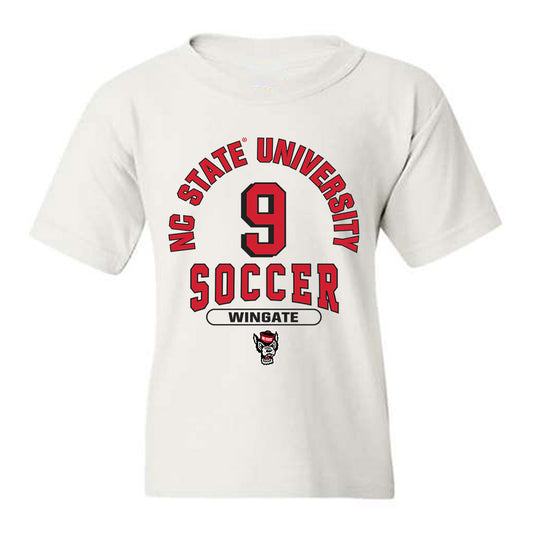 NC State - NCAA Men's Soccer : Tom Wingate - Classic Shersey Youth T-Shirt-0
