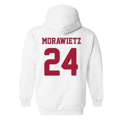 Arkansas - NCAA Women's Soccer : Kayla Morawietz - Replica Shersey Hooded Sweatshirt-1