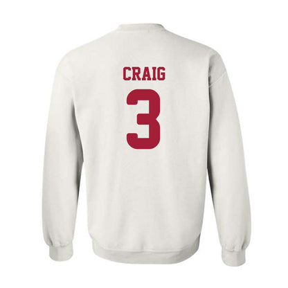 Arkansas - NCAA Women's Soccer : Nuria Craig - Replica Shersey Crewneck Sweatshirt-1