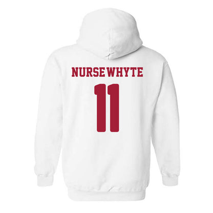 Arkansas - NCAA Women's Soccer : Aniyah Nurse-Whyte - Replica Shersey Hooded Sweatshirt-1