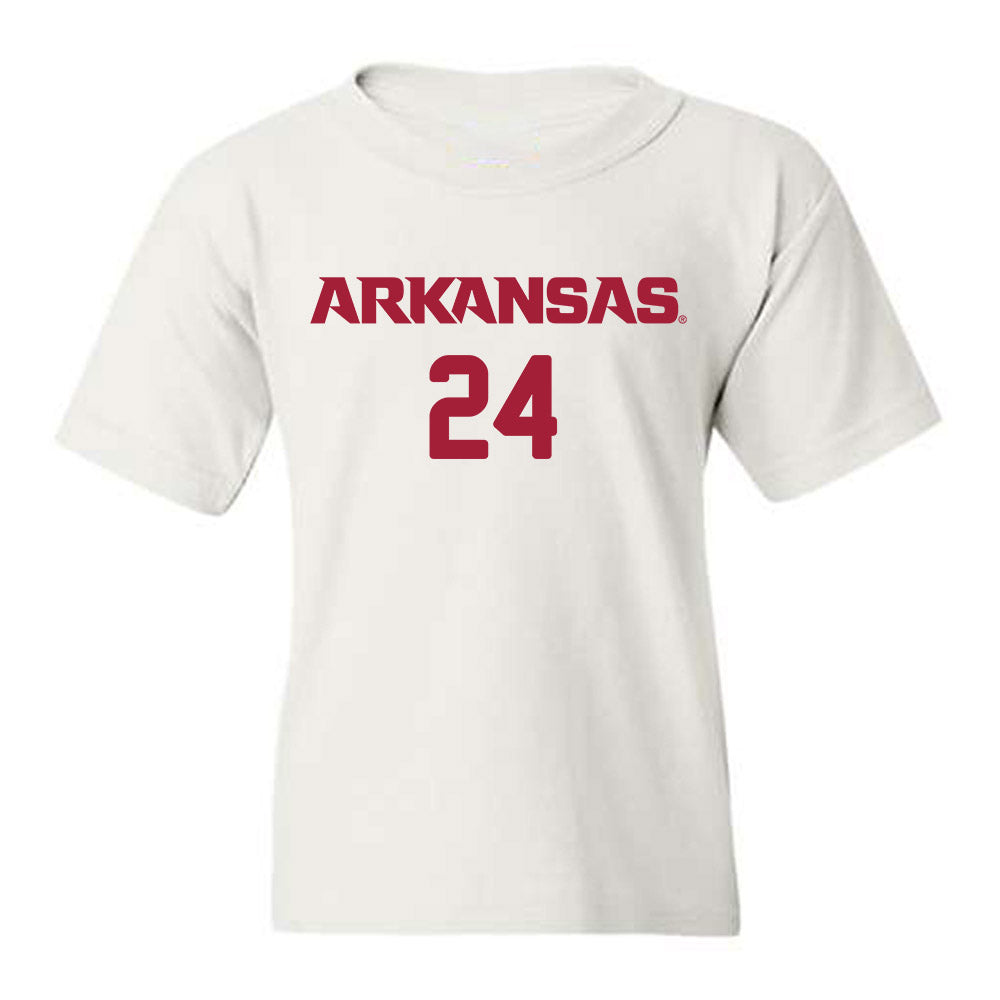 Arkansas - NCAA Women's Soccer : Kayla Morawietz - Replica Shersey Youth T-Shirt-0